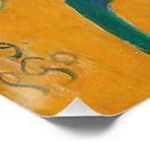 Paul Gauguin | Selbstportrait, 1889 (Öl auf Holz) Poster (Ecke)