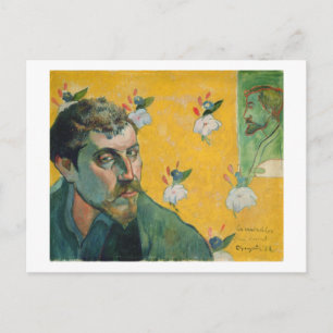 Paul Gauguin   Selbstportrait, Les Miserables,1888 Postkarte