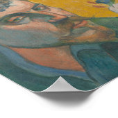Paul Gauguin - Selbstportrait mit Portrait Poster (Ecke)