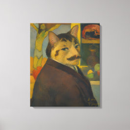 Paul Gauguin Selbstporträt als Katze Leinwanddruck