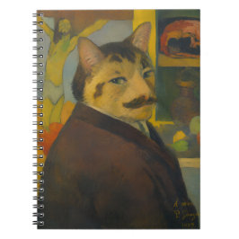 Paul Gauguin Selbstporträt als Katze Notizblock
