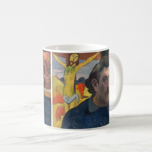 Paul Gauguin - Selbstporträt mit Gelbchrist Kaffeetasse (VorderseiteRechts)