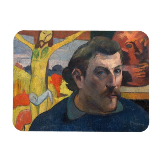 Paul Gauguin - Selbstporträt mit Gelbchrist Magnet (Horizontal)