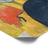 Paul Gauguin - Selbstporträt mit Gelbchrist Poster (Ecke)