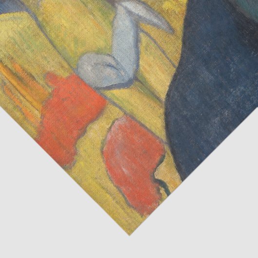 Paul Gauguin - Selbstporträt mit Gelbchrist Seidenpapier (Detail)