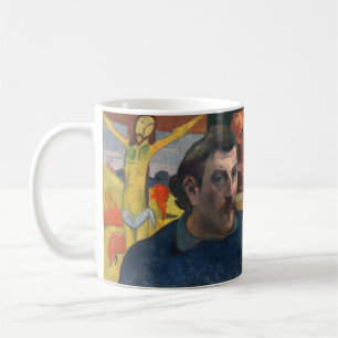 Paul Gauguin - Selbstporträt mit Gelbem Christus Kaffeetasse