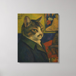 Paul Gauguin Selbstporträt Vol. 2 als Katze Leinwanddruck