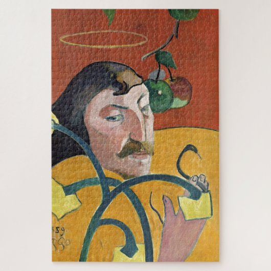 Paul Gauguin Self Portrait Art Malerei Puzzle (Vertikal)