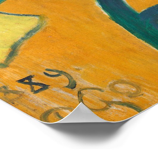 Paul Gauguin Self Portrait Moderne Kunst Poster (Ecke)