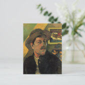 Paul Gauguin Self Portrait Postkarte (Stehend Vorderseite)