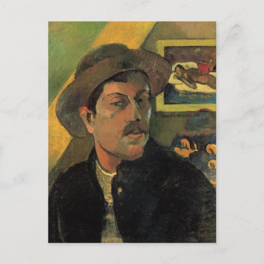Paul Gauguin Self Portrait Postkarte (Vorderseite)