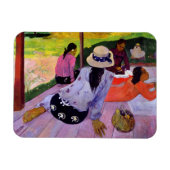 Paul Gauguin | Siesta, 1891-2 (Erdöl auf Leinwand) Magnet (Horizontal)