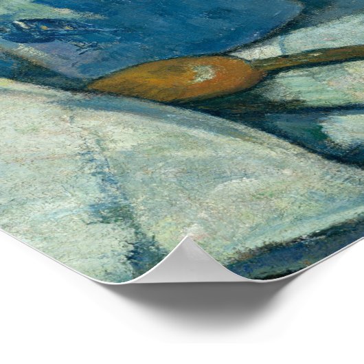 Paul Gauguin - Stillleben mit Teekanne und Obst Poster (Ecke)