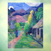 Paul Gauguin - Straße in Tahiti Fensteraufkleber (Blatt 3)
