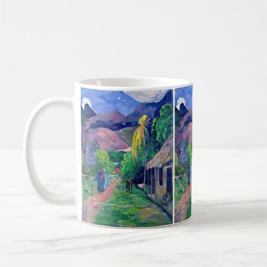 Paul Gauguin - Straße in Tahiti Kaffeetasse (Links)
