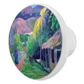 Paul Gauguin - Straße in Tahiti Keramikknauf (Rechts)