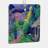 Paul Gauguin - Straße in Tahiti Keramikornament (Rechts)
