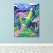 Paul Gauguin - Straße in Tahiti Leinwanddruck (Insitu (Holzboden))