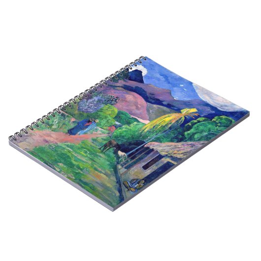 Paul Gauguin - Straße in Tahiti Notizblock (Linke Seite)