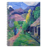 Paul Gauguin - Straße in Tahiti Notizblock (Vorderseite)