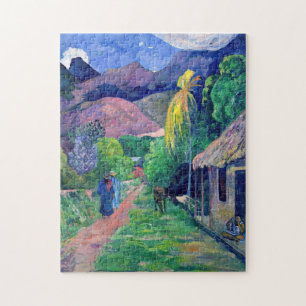 Paul Gauguin - Straße in Tahiti Puzzle