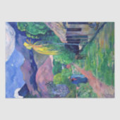 Paul Gauguin - Straße in Tahiti Seidenpapier (Vorderseite)