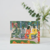 Paul Gauguin | Ta Matete Postkarte (Stehend Vorderseite)
