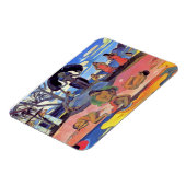 Paul Gauguin - Tag der Götter - Kunstmalerei Magnet (Linke Seite)