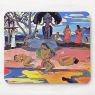 Paul Gauguin - Tag der Götter - Kunstmalerei Mousepad