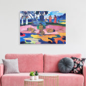 Paul Gauguin - Tag des Gottes / Mahana natua Leinwanddruck (Insitu (Wohnzimmer))