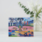 Paul Gauguin - Tag des Gottes / Mahana natua Postkarte (Stehend Vorderseite)