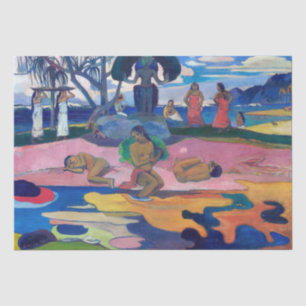 Paul Gauguin - Tag des Gottes / Mahana natua Seidenpapier