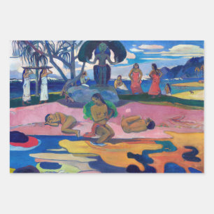 Paul Gauguin - Tag des Gottes / Mahana no atua Geschenkpapier Set