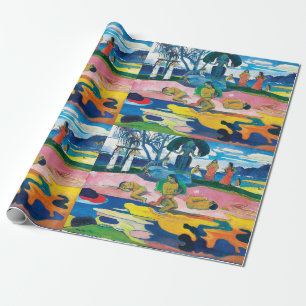 Paul Gauguin Tag des Gottes (Mahana no atua) Kunst Geschenkpapier