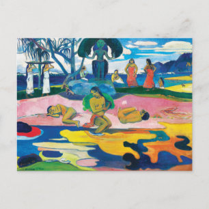 Paul Gauguin Tag des Gottes (Mahana no atua) Kunst Postkarte
