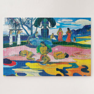 Paul Gauguin Tag des Gottes (Mahana no atua) Kunst Puzzle