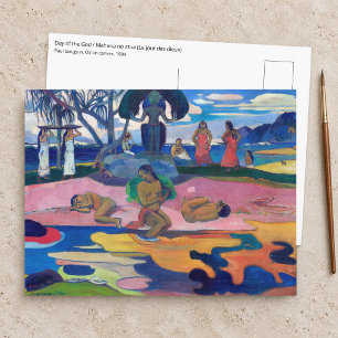 Paul Gauguin - Tag des Gottes / Mahana no atua Postkarte