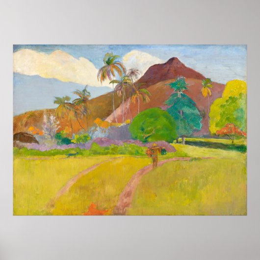 Paul Gauguin Tahitian Landscape Poster (Vorne)