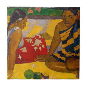 Paul Gauguin - Tahitian Women / Parau Api Fliese