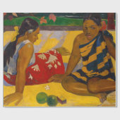 Paul Gauguin - Tahitian Women / Parau Api Geschenkpapier (Flach)