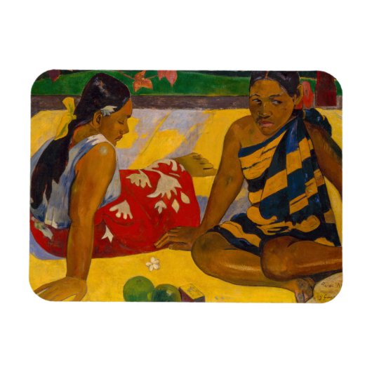 Paul Gauguin - Tahitian Women / Parau Api Magnet (Horizontal)
