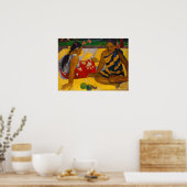 Paul Gauguin - Tahitian Women / Parau Api Poster (Küche)