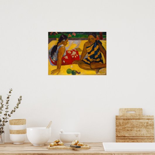 Paul Gauguin - Tahitian Women / Parau Api Poster (Küche)