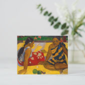 Paul Gauguin - Tahitian Women / Parau Api Postkarte (Stehend Vorderseite)