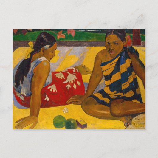 Paul Gauguin - Tahitian Women / Parau Api Postkarte (Vorderseite)
