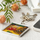 Paul Gauguin - Tahitian Women / Parau Api Schlüsselanhänger (Seite)