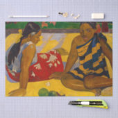 Paul Gauguin - Tahitian Women / Parau Api Seidenpapier (Handwerk)