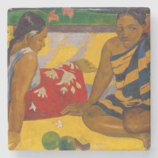 Paul Gauguin - Tahitian Women / Parau Api Steinuntersetzer (Vorderseite)