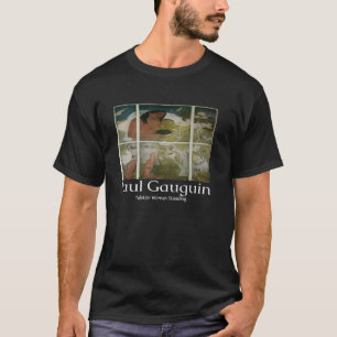 Paul Gauguin Tahitianische Frau stehend Kunst Graf T-Shirt