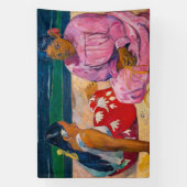 Paul Gauguin - Tahitianische Frauen am Strand Banner (Vertikal)